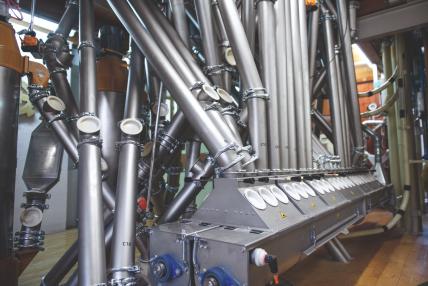 Mehlförderrohre EG Mühle